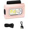 Nucelit Multifuntional Outdoor Faro Clip LED Faro Impermeabile IPX6 Subacquea Luce ABS Silicone Texture per Pesca Multifunzionale Faro con Clip