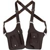 Quniwokid Portafoglio Con Tracolla Ascellare, Borsa Ascellare A Doppia Spalla Antifurto, Imbracatura Antifurto In Pelle PU Per Uomo, Imbracatura Antifurtos Regolabile, Per Uomo, Doppia Tasca Sulla Spalla