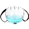 Lawnrden Sacca da allenamento per acqua, Sacca per acqua da allenamento Baseball Palla gonfiabile per fitness con ponderazione trasparente Aqua Punzonatura regolabile con maniglia per core ed equilibrio