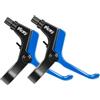 KQFCAZRE 2 Pezzi Leva Freno Bambini Bici Alluminio Maniglia Universale Sostituzione Pratica Fissaggio Facile Regolabile Adatta per Biciclette Cor, Blu