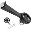 Generic Supporto per tachimetro e fanale posteriore in fibra di carbonio, adatto per bici da strada e pendolari, biciclette, supporto per computer