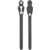 FRCOLOR Cinghia Regolabile per Pattini a Rotelle e Ghiaccio in PVC Nero Fissaggio Stabile per Uso All'aperto per Ragazzi e Ragazze