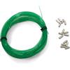 Cressi Multifilament Ø 1.6 Mm 200 Lb W/Crimps, Accessori Fucile Unisex, Verde, 50'