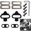 Zerquell 2 Pezzi Tacchette per Bici, Tacchette SPD Compatibili con Shimano SPD SM-SH51, Set di Tacchetti per Bicicletta, per Ciclismo Su Montagna, Strada e Spinning