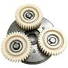 LOVIVER Kit Ingranaggi per Motore di con Attacco Frizione, Facile Installazione, Portatile, Robusto, Ricambio, Componenti per Biciclette Elettr, Bianco a Destra
