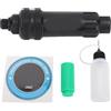 DriKou di umidificazione con Filtro per bombola da Immersione Compatto Portatile ad Alta efficienza, Filtro per respiratore sommergibile in Ottone con Regolazione Automatica (Black)