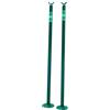 FytStycale 2 Pezzi Tennis con Base Circolare Resistente Alle Intemperie Palo Antiruggine Attrezzatura per Tennisti
