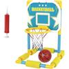 Generisch Canestro da pallacanestro per piscina, gioco d'acqua galleggiante, centro sportivo gonfiabile