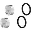 Generic Precisely Biciclette Set di Riparazione Freno Lega di Metallo Pinza Freno Pistone Ricambio Freni a Disco Idraulici Parti di Riparazione Biciclette Lega di Metallo Pinza Pistone Sostituzione