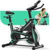 DMASUN Upgraded Velo d Appartamento, Esercizio Silenzioso, Resistenza Regolabile 0-100%, Display LCD, Supporto per Tablet, Cyclette Professionale con Seduta Comoda, Capacità 160kg
