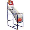 Genérico Canestro da basket coperto, porta da calcio per bambini, set di allenamento con cerchio da basket per casa, macchina da gioco Arcade da 115 x 160 x 55 cm, con 2 palline e pompa, giochi D