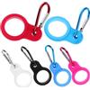 BESTYASH Porta Biberon Colore Casuale per Festa Estiva e attività All'aperto Set 6 Pezzi in Silicone Fibbia Resistente Facile da Fissare e Salvaspazio per Zaini e Sacchetti