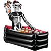 Générique Cooler Gonfiabile Di Halloween Decorazione Bara 89 cm di Grande Capacità | Porta Bevande Gonfiabile per Feste per feste a tema di compleanno in giardino e prato