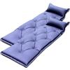 MODRYER Materassino Da Campeggio Leggero E Autogonfiabile, Materassino In Schiuma Con Cuscino Integrato, Letto Campeggio Arrotolabile E Impermeabile Per All'aperto Escursioni Spiaggia E Viaggi,Purple 2-183*58