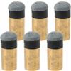Abaodam Punte per Stecche da Biliardo Senza Attrezzi 10mm 6 Pezzi in Rame e Pelle Sintetica per Manutenzione Stecca Snooker e Pool a Casa o Club