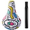 Hellery Kids Bike Saddle Adattatore Sella Bici Bambino Cuscino Post Sostituibile Materiale PU Resistente Adatto a Riparazione Manutenzione Outdoor, Colorful Mouth B