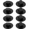 DOITOOL 8 Pezzi Supporto Motore Kayak in Pp Nero, Staffa Fissa per Motore Fissaggio Facile su Superficie Orizzontale o Verticale, per Kayak e Gommoni