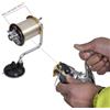 Generic Bobina di linea per - Alluminio 15 x 14 cm | Strumento per il risciacquo della lenza da pesca portatile di stazione spoolstation con design a per uso domestico e esterno