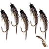 Generisch Set di esche per pesce persico, 5 pezzi, realizzati a mano, per pesce persico, per principianti, amanti della trota, del siluro, della barca, per la pesca a traino, laghetto