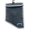 FUANA Custodia per pinne in nylon per tavola da surf nera, custodia protettiva a 3 pinne, per custodia compatta per attrezzatura da surf, design sicuro, misura media, 195 x 265 cm