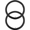 Caswynlife Camere d'aria per fat bike, 24 x 3,0, confezione da 2 pneumatici in gomma per mountain bike, bici elettriche, fuoristrada, neve, spiaggia, equitazione, a prova di foratura, nero, 61 cm