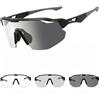 Meayll Occhiali Ciclismo Uomo Donna, Occhiali Sportivi UV400 per MTB e Bici da Corsa, Montatura TR90 Ultraleggera 29g, Naselli e Aste Regolabili, Occhiali da Sole per Running, Ciclismo e Sport Outdoor, Nero