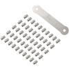 our fave Pedali per biciclette in acciaio resistente con perno esagonale con durabilità Chiavi antiruggine Accessori per ciclismo Chiodi a pedale in acciaio inossidabile