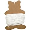 Sharplace Filo di Ricambio per Mulinello da Immersione ad Alta Resistenza, Filo per Dita, Portatile, Resistente all'Usura, Professionale, Lunghezza 50 m, Bianco