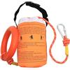 Lawnrden Corda di salvataggio, dispositivo di galleggiamento lanciabile, sacca da lancio per corda per barca di salvataggio in acqua 8 mm con attrezzatura di sicurezza di emergenza di lunghezza 69 piedi per b