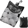 Generic Piccola borsa per palline da golf, leggera, con supporto per palline da