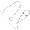 Elnwnnkc 2 ganci per tazze a forma di pesce, per appendere le ganasce dei pesci, ganci portatili per attività all'aperto, facili da usare e trasportare, gancio multifunzione per bottiglie d'acqua