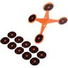 Fzaqwen Flip Roller Target Stickers Compatto E Portatile Rolling Meccanismo di Ribaltamento Stabile Carta Bersaglio Splatter Struttura in Lega di, 2mm