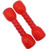 Wilgure Manubri per bambini, in plastica, per esercizi di fitness, fitness, allenamento, casa, palestra, esercizi