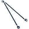 KiBcsLic Trailer Connector in Alluminio Compatibile con Bicicletta Pieghevole Barra di Traino Attacco Rapido Asta di Collegamento per Carrello da Campeggio ADA, Alluminio