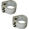 Generic Lega di alluminio Bike Reggisella Morsetto 31.8/30.5mm Biciclette Sella Tubo Morsetto Della Bici Da Strada Reggisella Morsetti Facile da Installazione Sella Biciclette Tubo