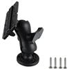Generisch Marine Electronics - Supporto di montaggio per kayak, piattaforma di ricerca di pesci con braccio regolabile, base a vite e piastra di supporto nera, per barche, pesca, accessori per kayak