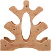 ibasenice Supporto per manubri in legno per il bodybuilding design a risparmio energetico per la casa