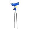 Elnwnnkc Supporto per canna da pesca a terra Supporto per canna da pesca regolabile a 360 gradi Supporto per canna da pesca di ricambio per pali da terra Attrezzature da esterno