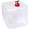 Générique Tanica per acqua da campeggio - Serbatoio pieghevole riutilizzabile 15 litri | Contenitori di stoccaggio dell'acqua - Per Bere Outdoor Escursionismo Sopravvivenza Zaino Auto Festival Viaggi Cucina