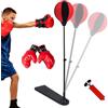 Générique Punching Bag for Kids, Height Adjustable Boxing Bag Set with Gloves, Sports Toy, Perfect for 3-10 Year Old Boys and Girls, Indoor Outdoor Activity Toy for Exercise and Fun