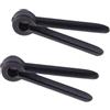 COLLBATH Supporto Nero, Dimensioni Abs da Trasportare Portatili e Facili e 2 Pezzi Peephole Compound per Accessori per Arco in Tiro Arco in Scena Archery