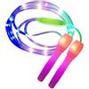 Generic Corda per saltare per fitness, ricaricabile con a LED, lunghezza regolabile, attrezzatura per fitness multicolore, antiscivolo per casa e scuola
