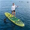 Mandloder Mangloder - Tavola da SUP con sedile, 2 in 1, blu, 305 x 76 x 15 cm, per sport acquatici, touring, yoga, all-round, outdoor, leggera, stabile, portatile, per adulti e famiglie