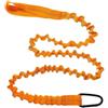 Zqemy Paddle Lesh - 4 guinzagli elastici riflettenti, ganci di sicurezza, cordini a spirale, corde anti-smarrimento, accessori essenziali per longboard, paddle board gonfiabile (arancione)