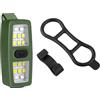 Nucelit LED Clip sulla luce di marcia torcia elettrica di avvertimento impermeabile lampada da testa per attività all'aperto pesca notturna potente LED faro da pesca