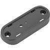 Allthingstore Base di montaggio riflettente per Xiaomi M6 Lite Scooter anteriore ABS Costruzione Sostenere la sicurezza visiva al crepuscolo e al buio
