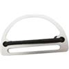 Aymzbd Anello a D Antiscivolo per Immersioni Subacquee, per Cinghie da 2 Pollici, Attrezzatura Subacquea, Acciaio Inossidabile, 5 Cm/2'', con Elastico