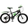 AHSSBSA Mountain bike da 20 pollici, per esterni, resistente all'usura, portata 75 kg, con portabicchiere, cambio a bussola, campanello, bicicletta sportiva per adulti, uomini e donne adolescenti