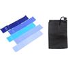 Wilgure 5 fasce di resistenza unisex, per allenamenti, gambe, cosce, glutei, squat, sport, fitness