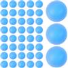 LRXIYODE 50 Palline da Ping Pong Colorate Opache 40mm in Pp Superficie Satinata e Presa Eccellente, per Giochi di Carnevale e Intrattenimento per Tutte le Età